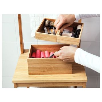 IKEA Dragan Bambu 23x17x14 cm Kutu Seti