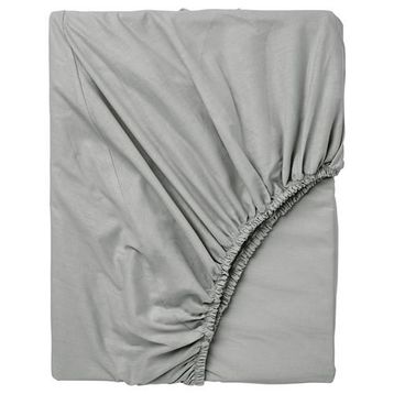 IKEA Dvala 240x260 cm Açık Gri Lastikli Çarşaf