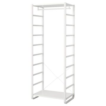 IKEA Elvarli Beyaz 84x55x216 cm Portmanto