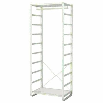 IKEA Elvarli Beyaz 84x55x216 cm Portmanto