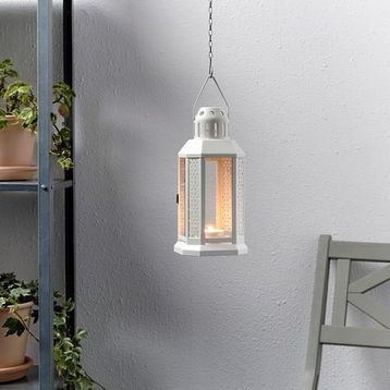 IKEA Enrum Beyaz 22 cm Fener
