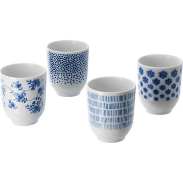 IKEA Entusıasm Mavi Beyaz 22 cl Bardak Seti