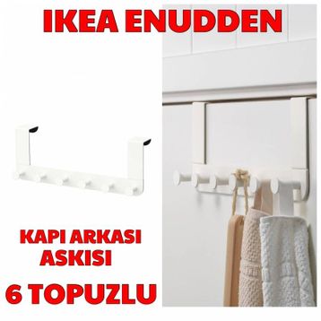 IKEA Enudden Beyaz Tuvalet Kağıtlığı
