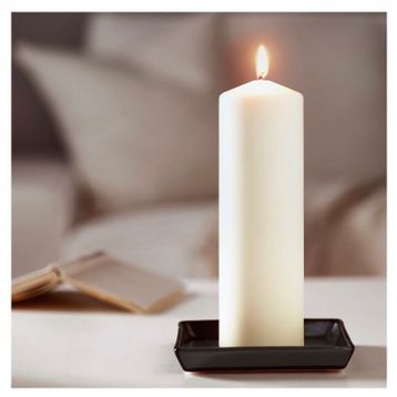 IKEA Fenomen Beyaz 15 cm Blok Mum