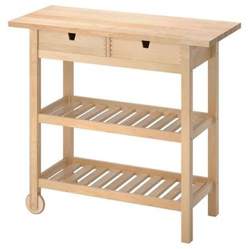 IKEA Förhöja Huş 100x43x90 cm Servis Arabası
