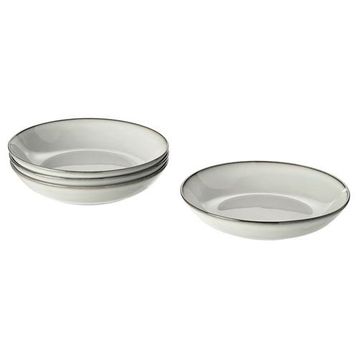 IKEA Gladelig Gri 21 cm Derin Tabak Seti