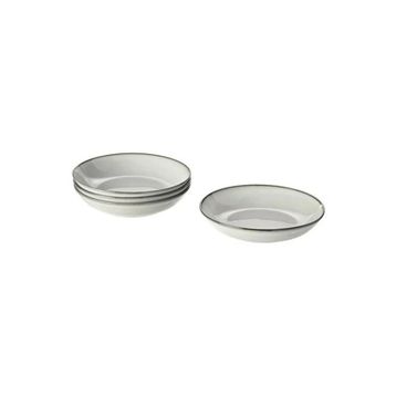 IKEA Gladelig Gri 21 cm Derin Tabak Seti