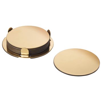 IKEA Glattıs Pirinç Rengi 8.5 cm Bardak Altı