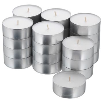 IKEA Glimma Tealight Beyaz 5,9 cm Mum