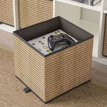 IKEA Gnabbas Kahverengi 32x35x32 cm Sepet