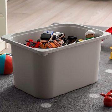 IKEA Gri Çocuk Odası 42x30x23 cm Eşya Oyuncak Saklama Kutusu
