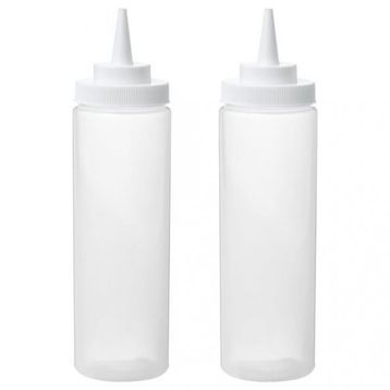IKEA Grilltider 2 Adet - 330 ml Şeffaf Sos Şişesi