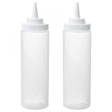 IKEA Grilltider 2 Adet - 330 ml Şeffaf Sos Şişesi