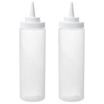 IKEA Grilltider 2 Adet - 330 ml Şeffaf Sos Şişesi