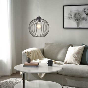 IKEA Grındfallet Siyah 30 cm Sarkıt Lamba
