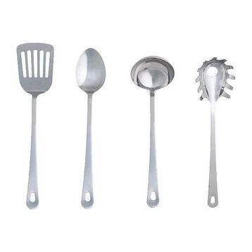 IKEA Grunka Paslanmaz Çelik Mutfak Gereçleri Seti