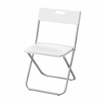 IKEA Gunde Beyaz Katlanabilir Sandalye