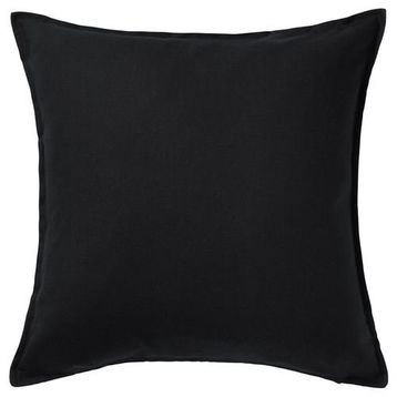 IKEA Gurlı 50x50 cm Siyah Kırlent Kılıfı