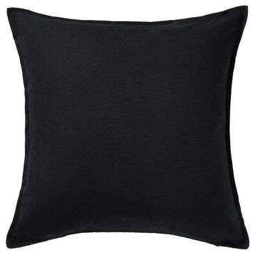 IKEA Gurlı 50x50 cm Siyah Kırlent Kılıfı