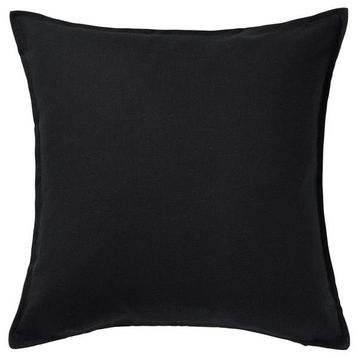 IKEA Gurlı 50x50 cm Siyah Kırlent Kılıfı