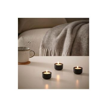 IKEA Hedevard Tealight 3 cm Siyak Mumluk
