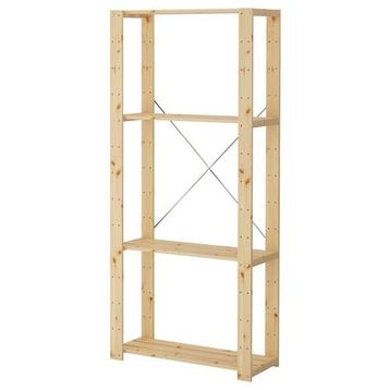 IKEA Hejne Çam 78x31x171 cm Raf Ünitesi