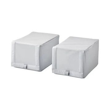 IKEA Hemmafixare 23x34x19 cm Beyaz Gri Aykkabı Kutusu
