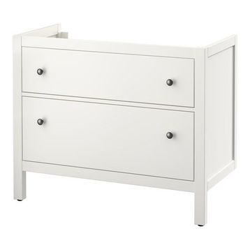 IKEA Hemnes 30396698 82x48x76 cm Beyaz Lavabo Dolabı