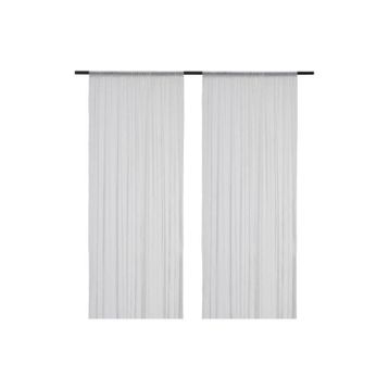 IKEA Hildrun 2 Kanat Beyaz 145x300 cm Tül Perde