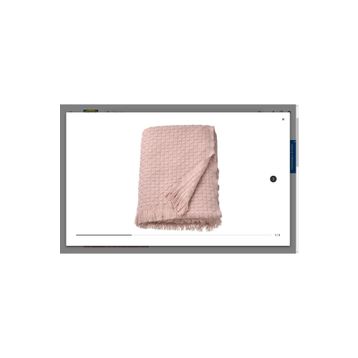 IKEA Hornmal Açık Pembe 130x170 cm Örtü