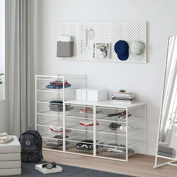 IKEA Jonaxel 89297677 Beyaz Dolap