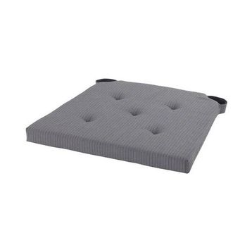 IKEA Justina 35/42x40x4 cm Gri Sandalye Minderi