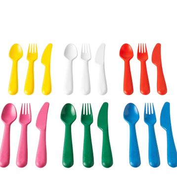 IKEA Kalas Çok Renkli Çatal Bıçak Seti