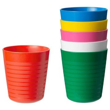 IKEA Kalas Çok Renkli Tabak