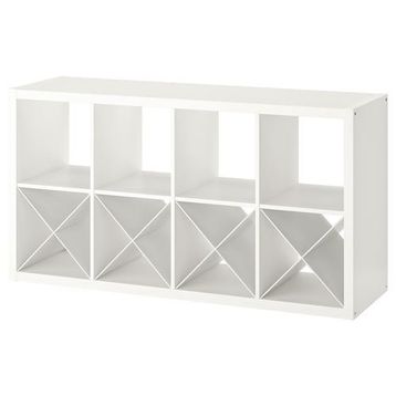 IKEA Kallax 8 Bölmeli Beyaz 77x147 cm Raf Ünitesi