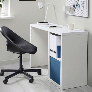 IKEA Kallax Beyaz Çalışma Masası