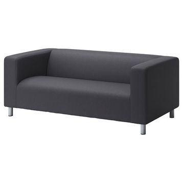 IKEA Klippan 2'li Vissle Gri Kanepe