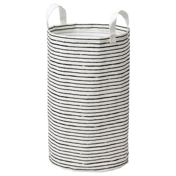 IKEA Klunka Beyaz Siyah 60 lt Çamaşır Torbası
