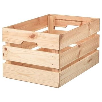 IKEA Knagglıg Çam 46x31x25 cm Kutu
