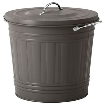 IKEA Knodd Gri 40 lt Çöp Kutusu