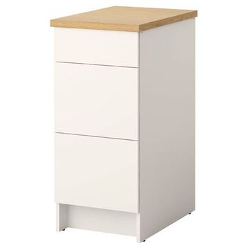 IKEA Knoxhult Beyaz 40 cm Çekmeceli Alt Dolap