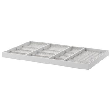 IKEA Komplement Açık Gri 100x58 cm Dolap Içi Düzenleyici Sürgülü Raf