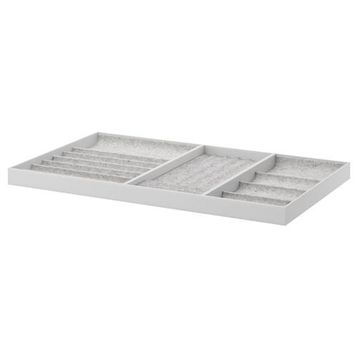 IKEA Komplement Açık Gri 100x58 cm Dolap Içi Düzenleyici Sürgülü Raf
