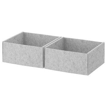 IKEA Komplement Açık Gri 75x58 cm Kutu Seti