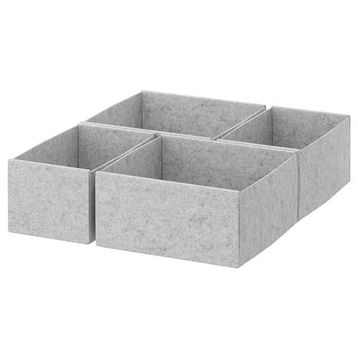 IKEA Komplement Açık Gri 75x58 cm Kutu Seti
