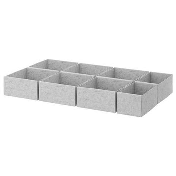IKEA Komplement Açık Gri 75x58 cm Kutu Seti