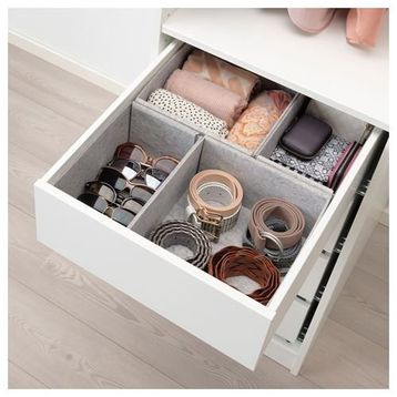 IKEA Komplement Açık Gri 75x58 cm Kutu Seti
