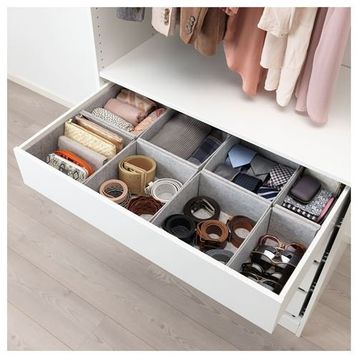 IKEA Komplement Açık Gri 75x58 cm Kutu Seti