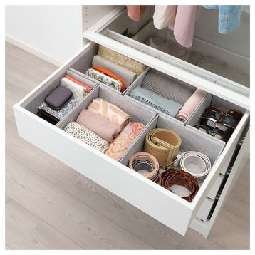 IKEA Komplement Açık Gri 75x58 cm Kutu Seti