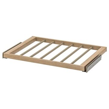 IKEA Komplement Ağartılmış Meşe Görünümlü 50x58 cm Sürgülü Pantolon Askısı